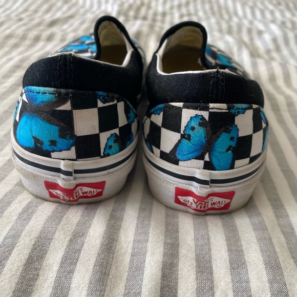 Vans Butterfly Checkerboard Classic slip-on - Picture 2 of 5